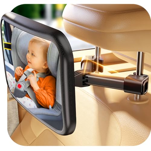 Close-up of TAZENI hook clip mechanism on headrest rod
