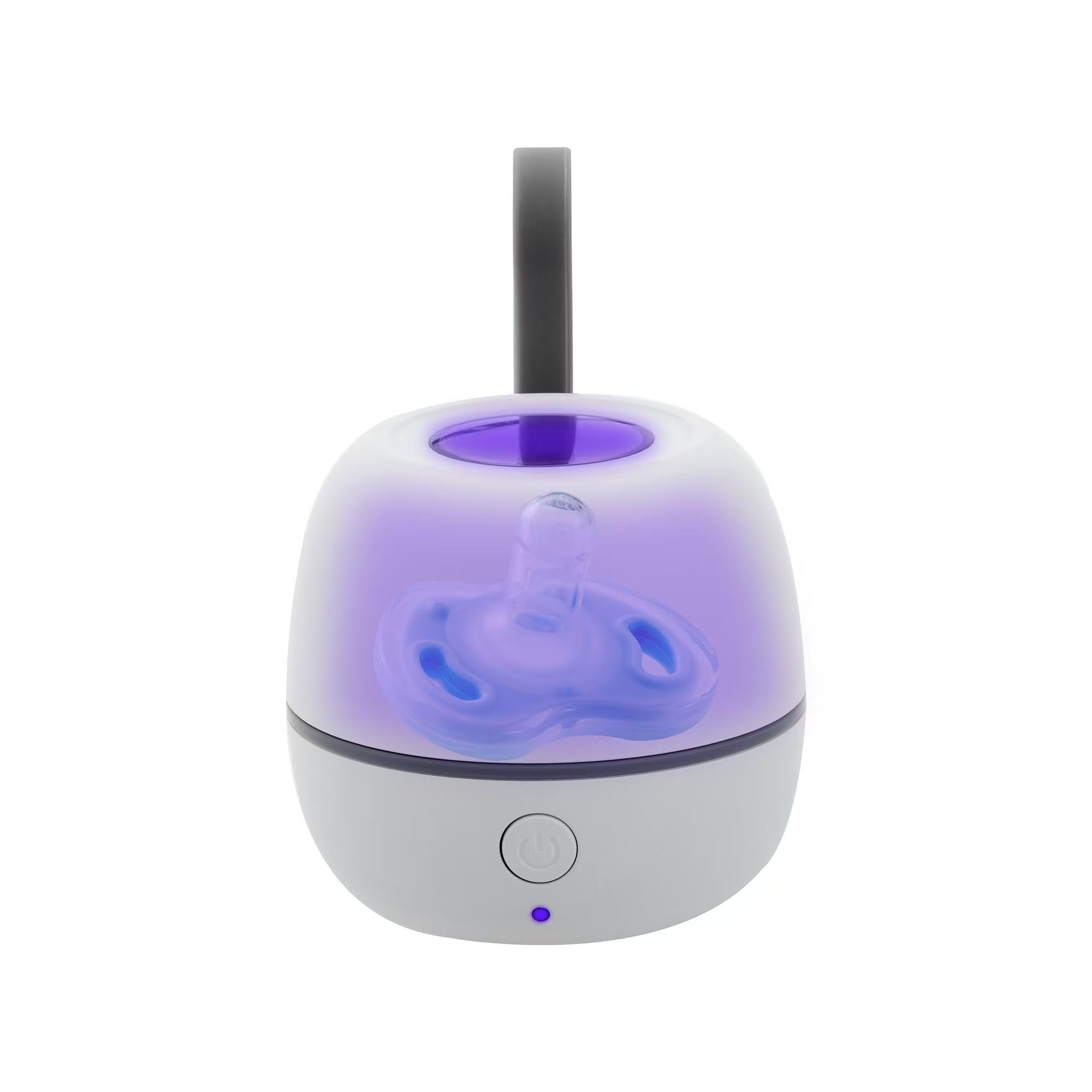PESTUSRD portable UV pacifier sanitizer case with compact design for travel
