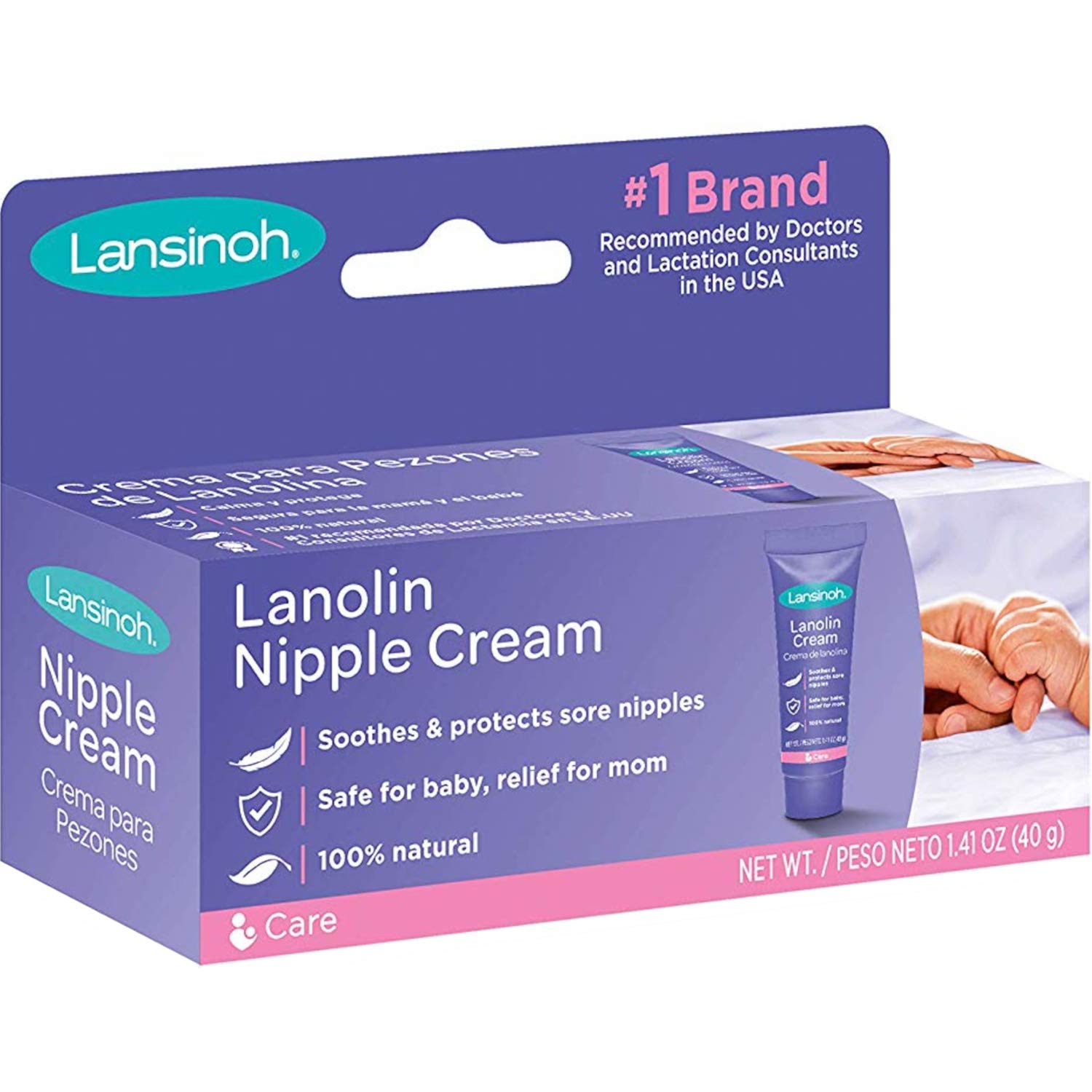 Lansinoh Lanolin Nipple Cream Value Pack with four tubes for breastfeeding mothers