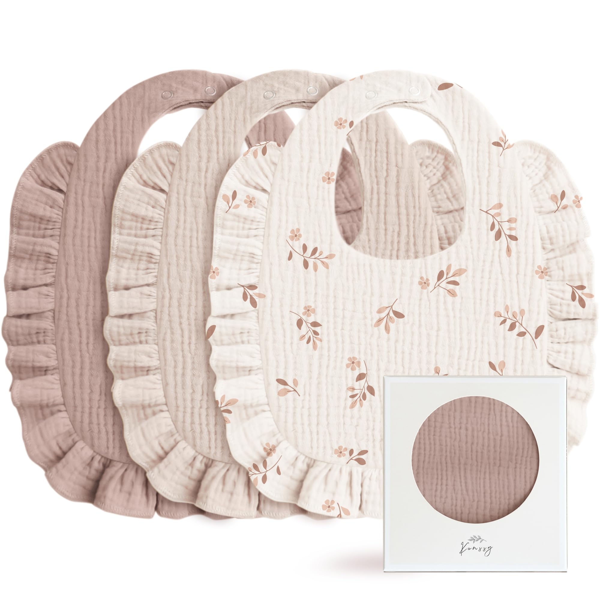KeaBabies vs Konssy Drool Bibs: Which Brand Makes the Better Baby Shower Gift?