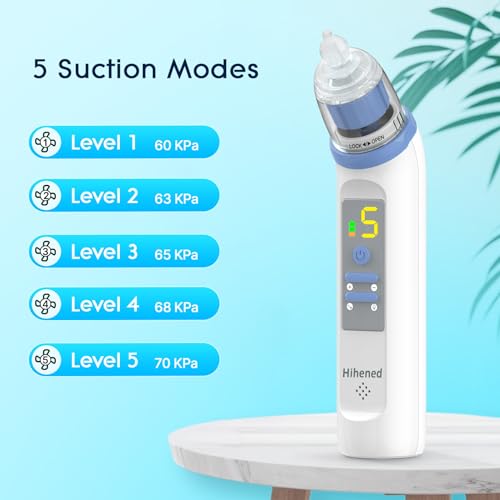 Baby nasal aspirator with USB charging and storage case