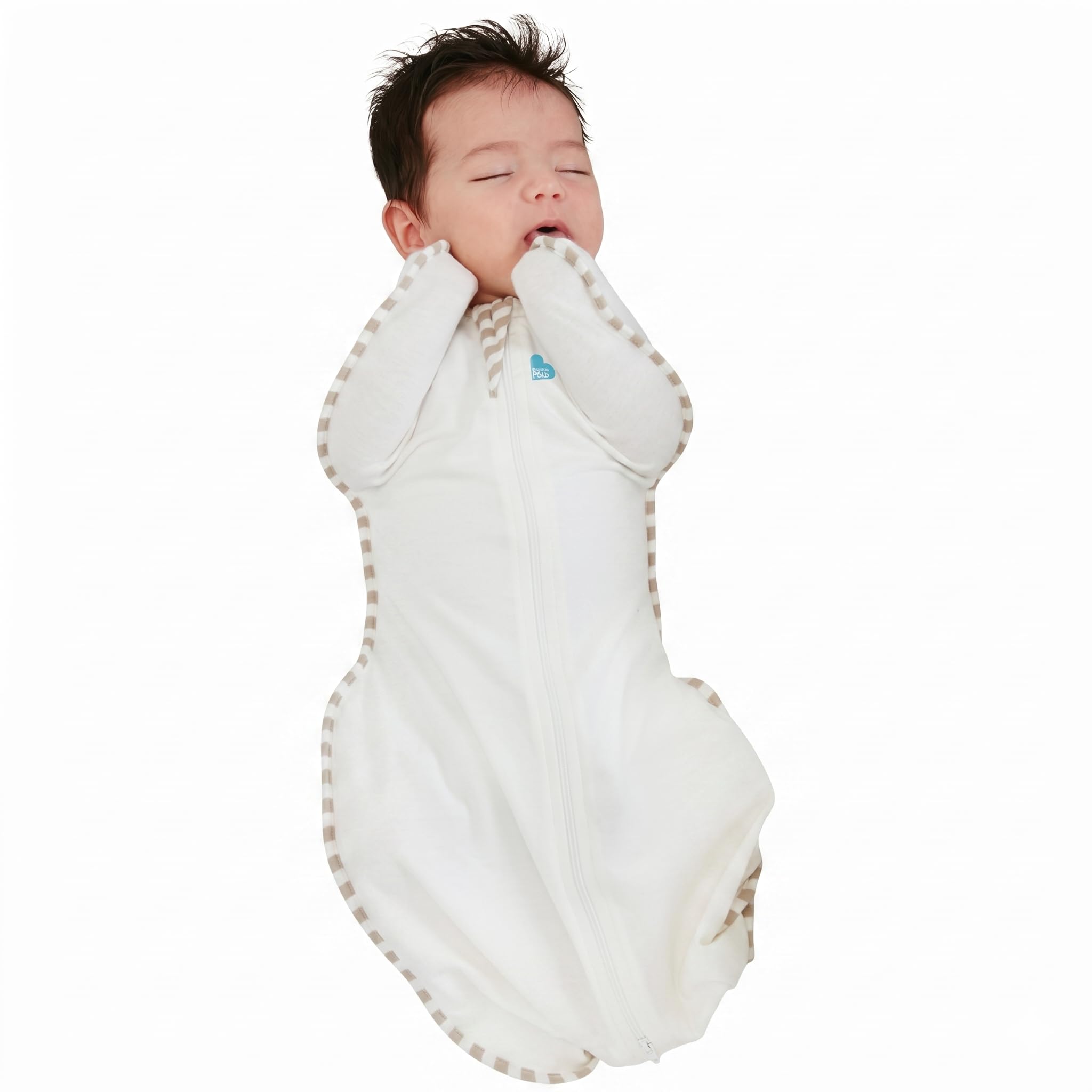 Love to Dream Swaddle UP Organic Cotton wearable swaddle sack in Cream