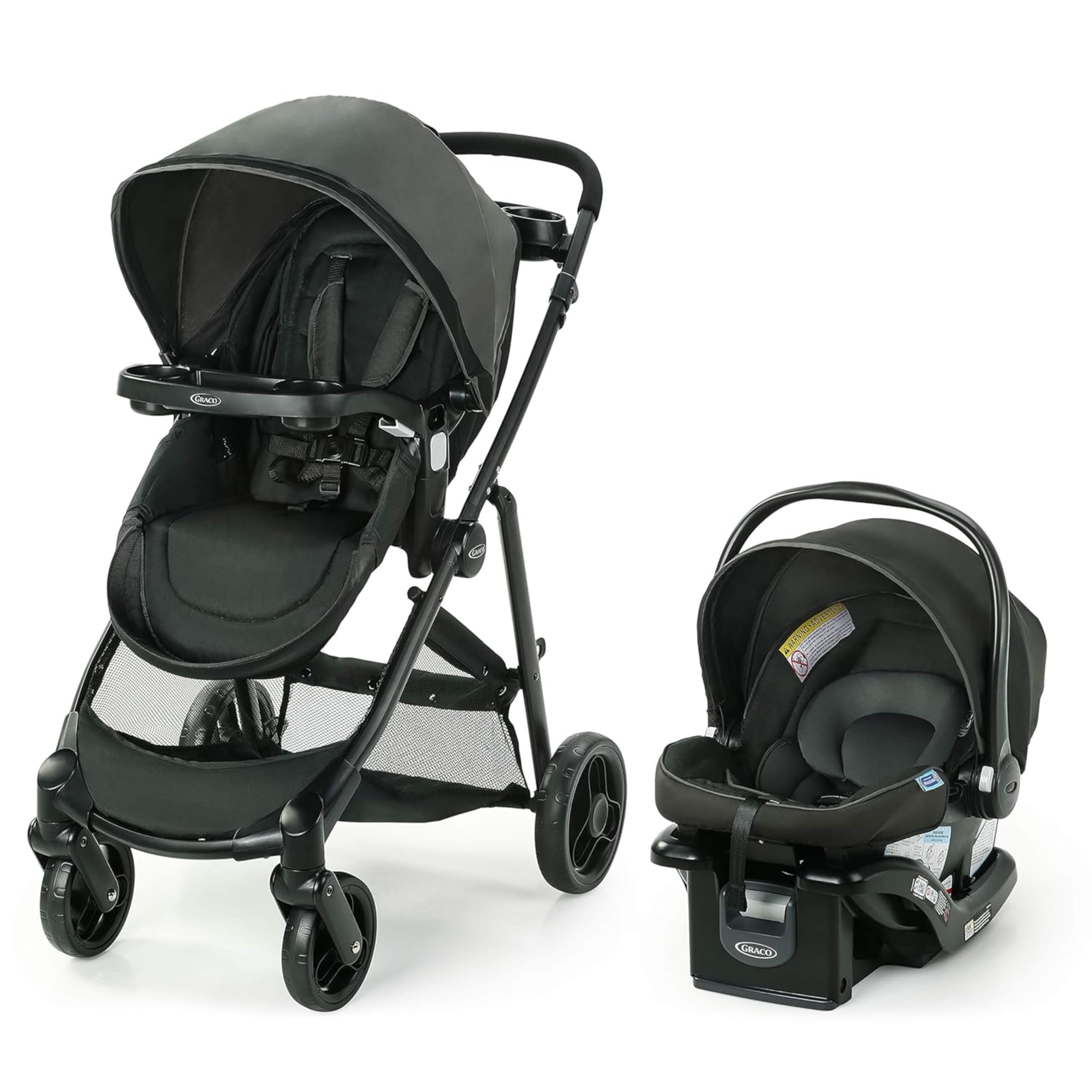 Graco Modes Element Travel System with reversible stroller seat and infant car seat