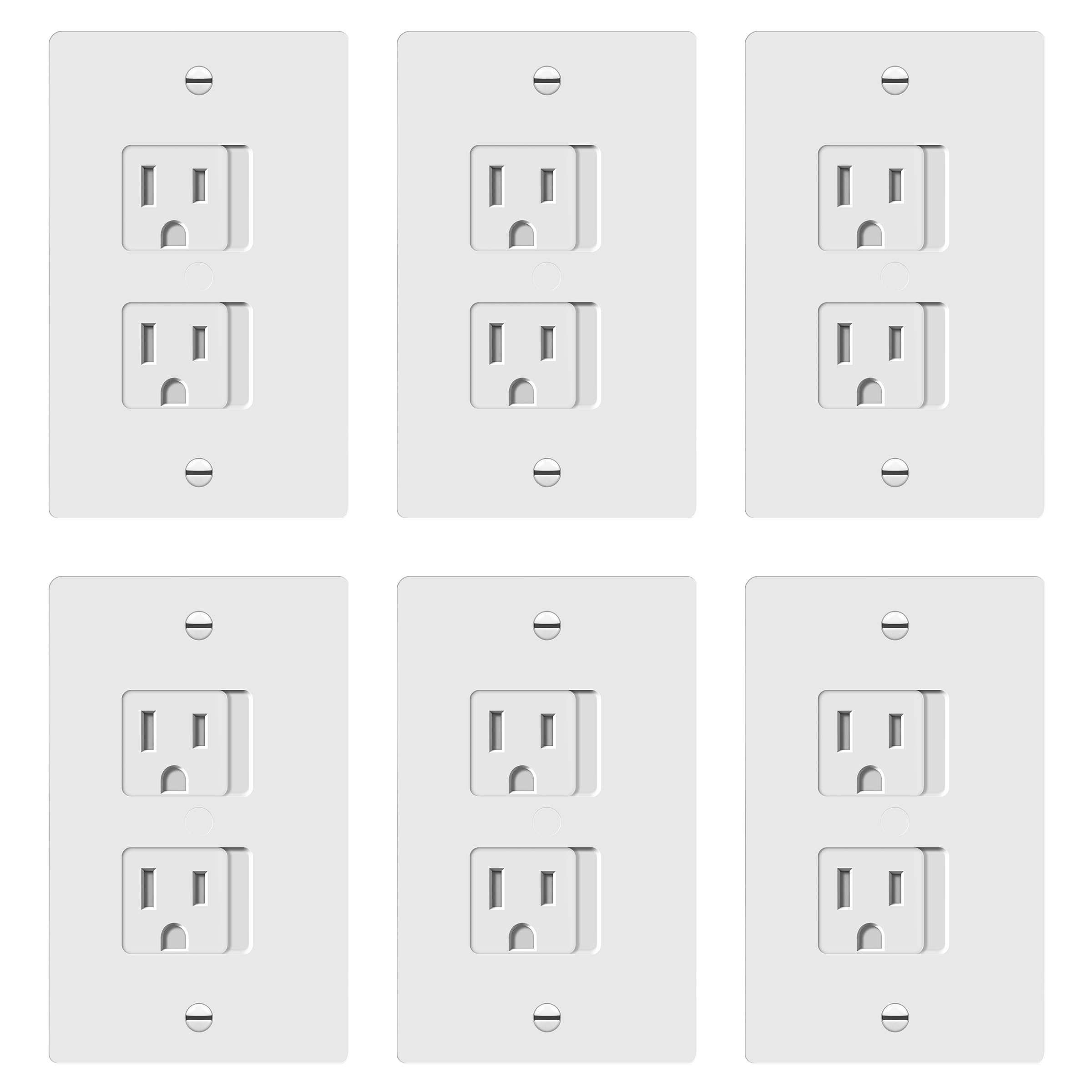 ENERLITES Child Proof Outlet Cover with self-closing tamper-resistant design for nursery safety