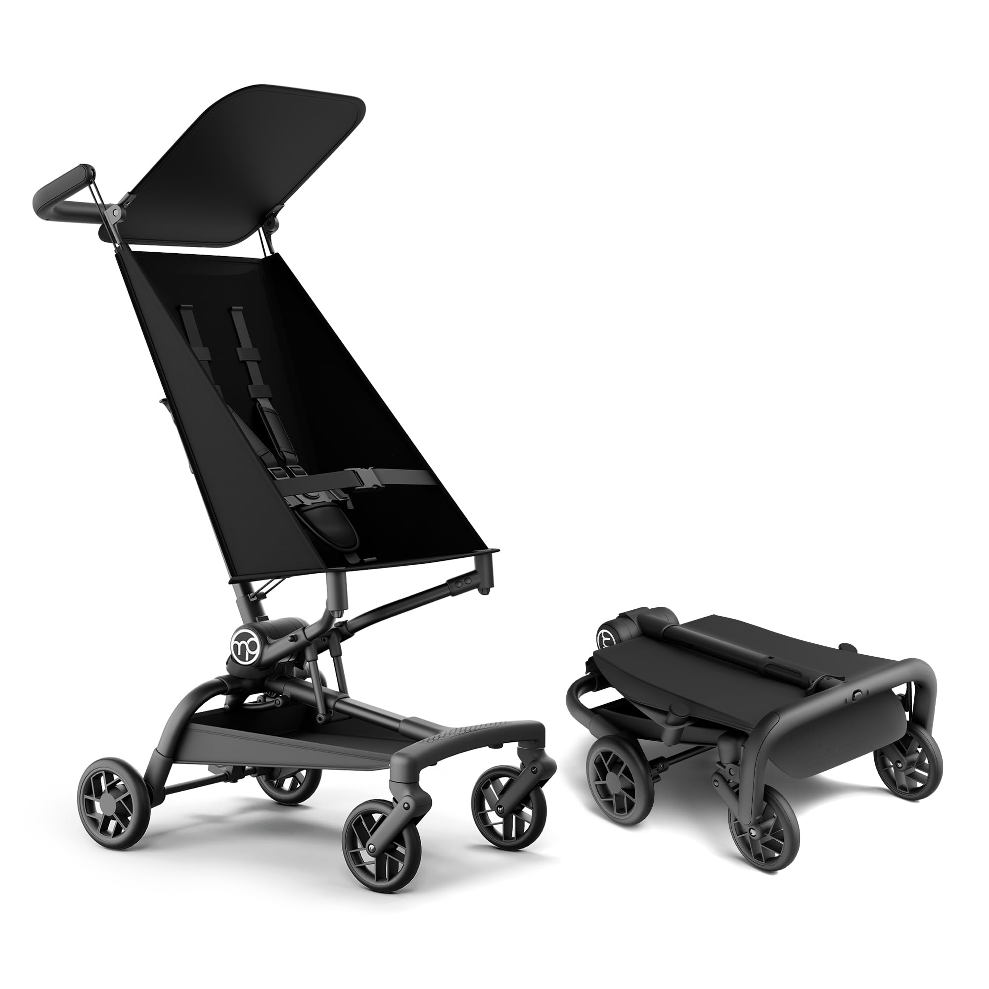 Mompush Jeto ultra-compact lightweight travel stroller with one-hand fold mechanism