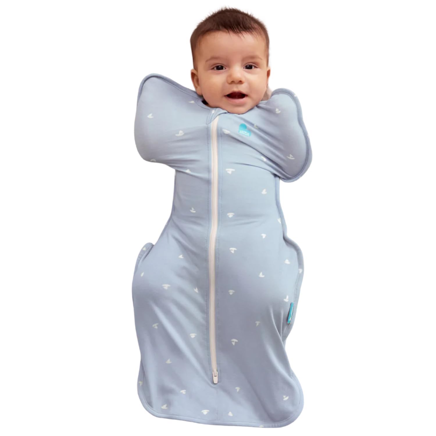 Love to Dream bamboo newborn swaddle in Boats Mist
