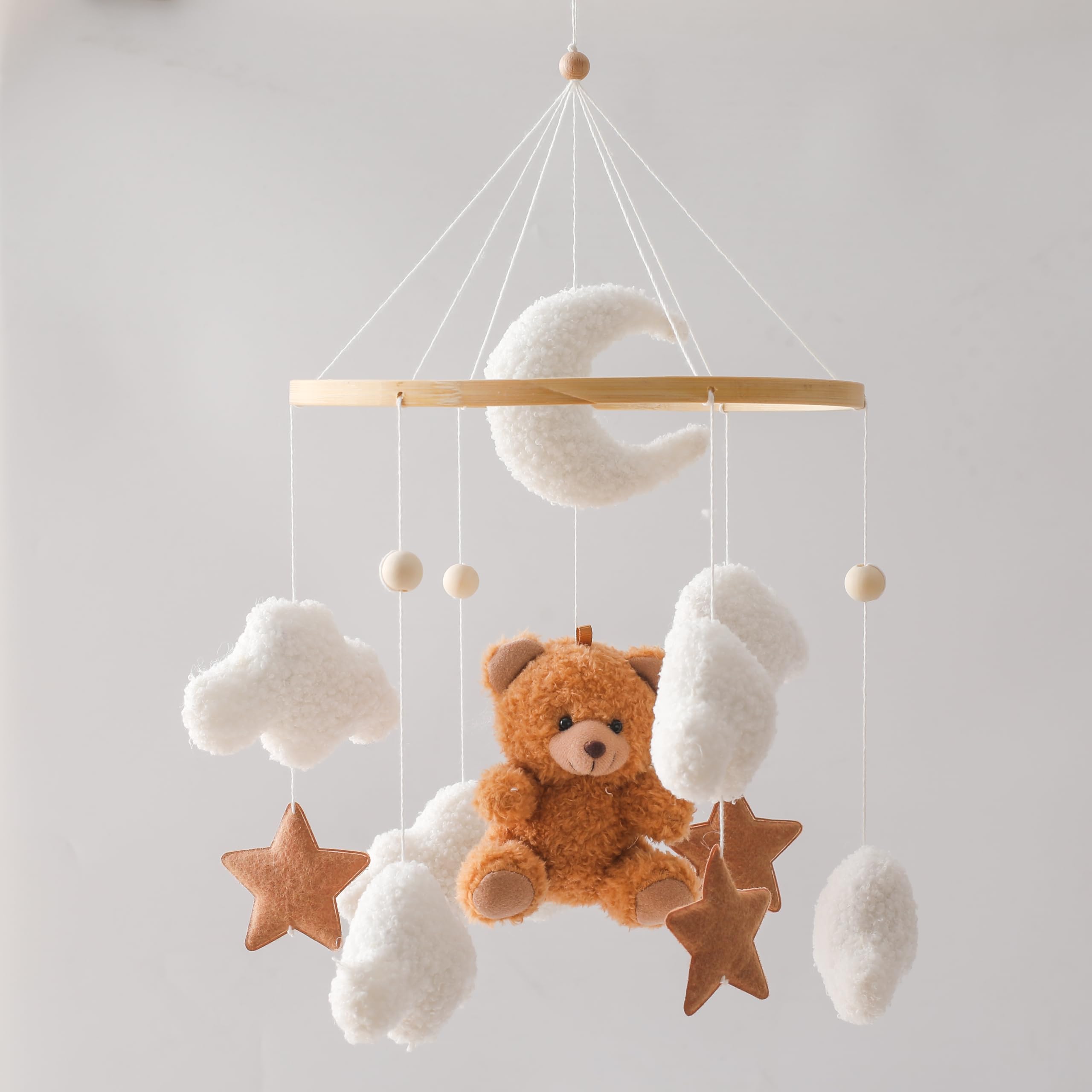 EERKEOD teddy bear baby crib mobile