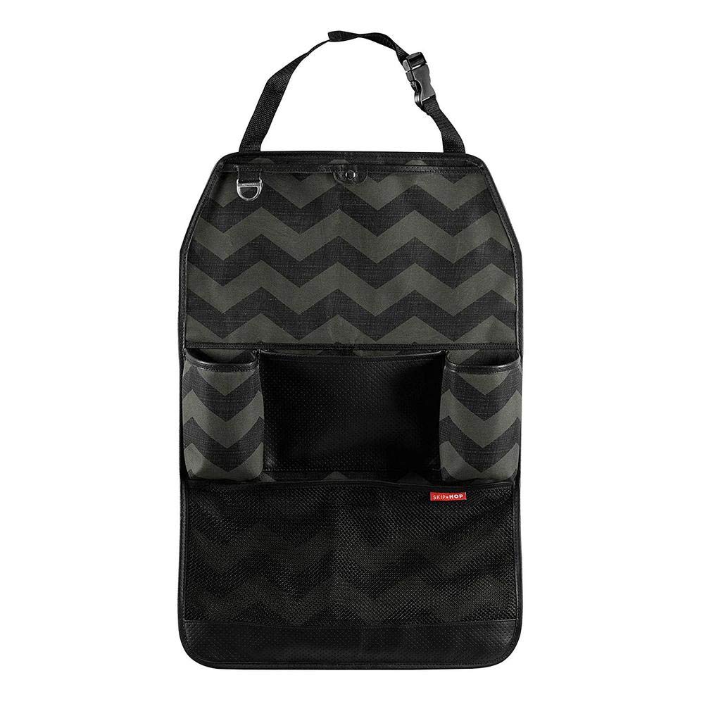 Skip Hop Back Seat Car Organizer with chevron pattern and tablet pocket