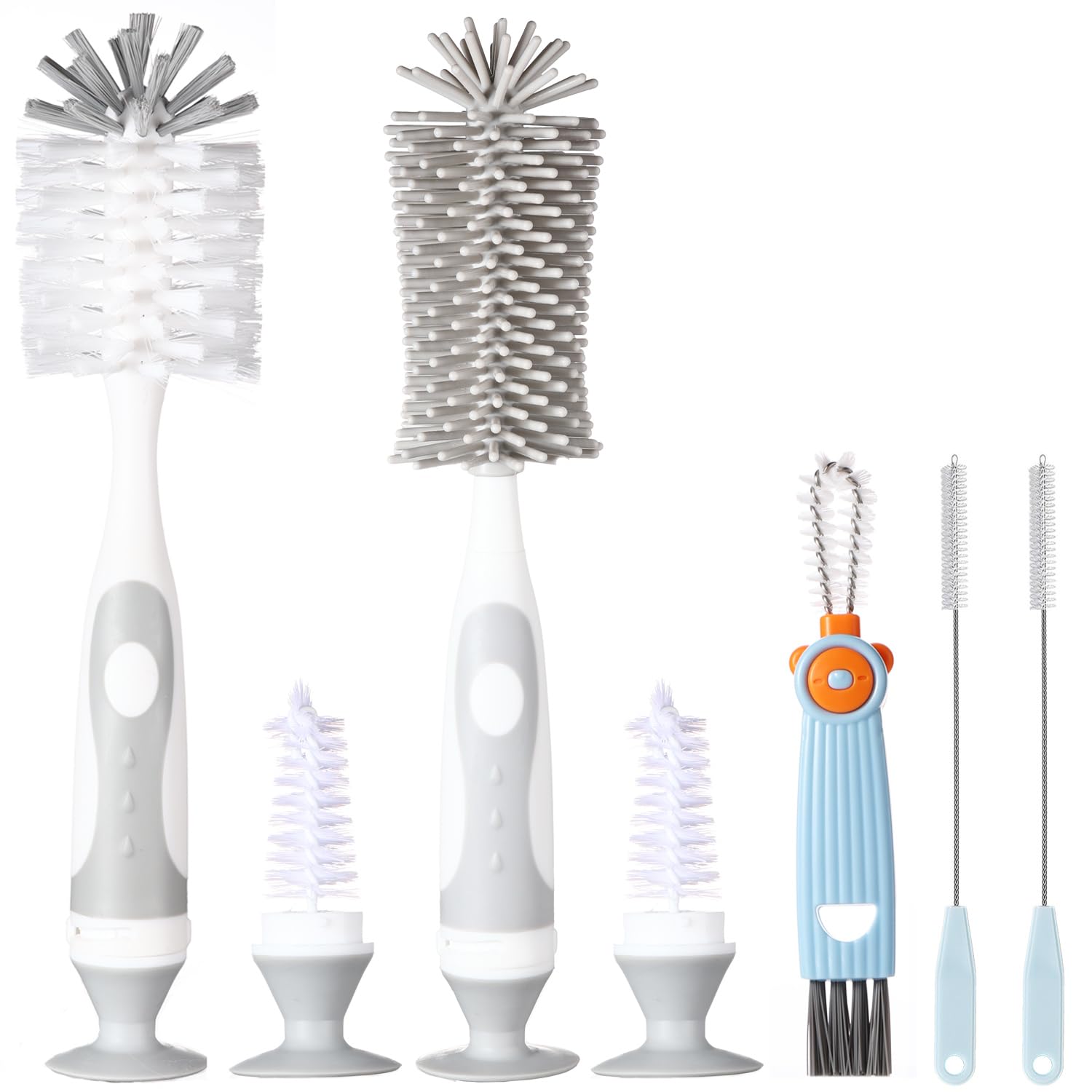 Ariseno 5-in-1 Baby Bottle Cleaner Set with multiple brushes