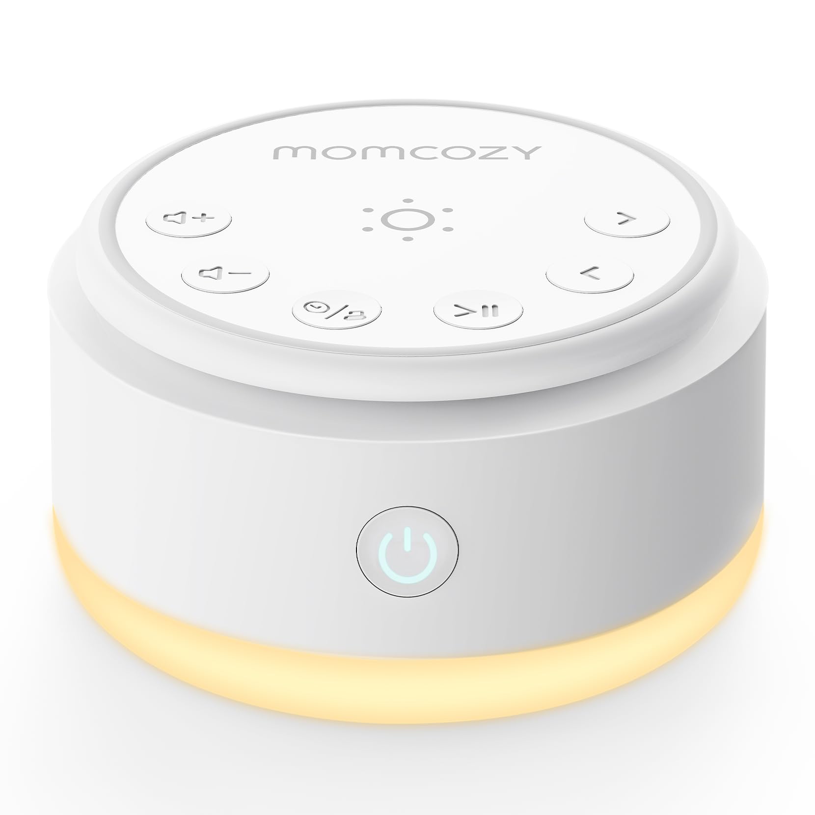 Momcozy Sound Machine with adjustable touch lamp and white noise features for baby sleep