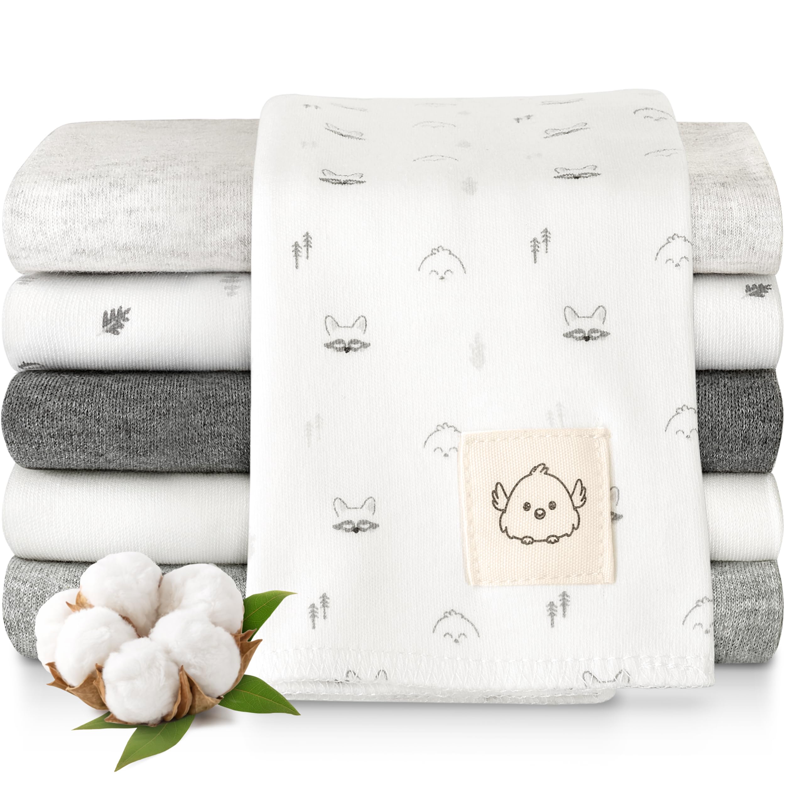 Best Organic Cotton Burp Cloths Under $25 for a Full Day of Feedings