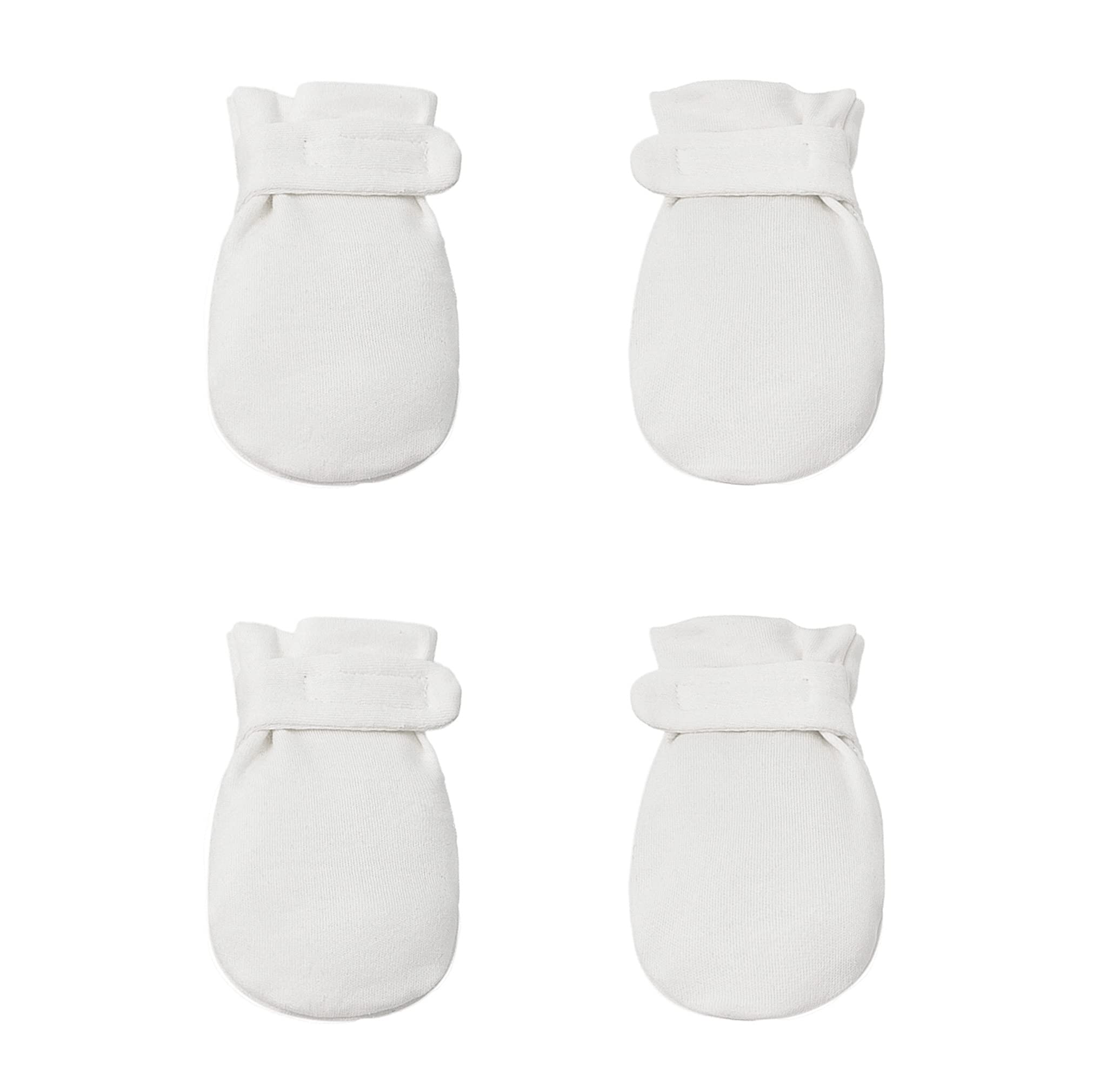 Reyow adjustable baby mittens with drawstring closure for secure fit