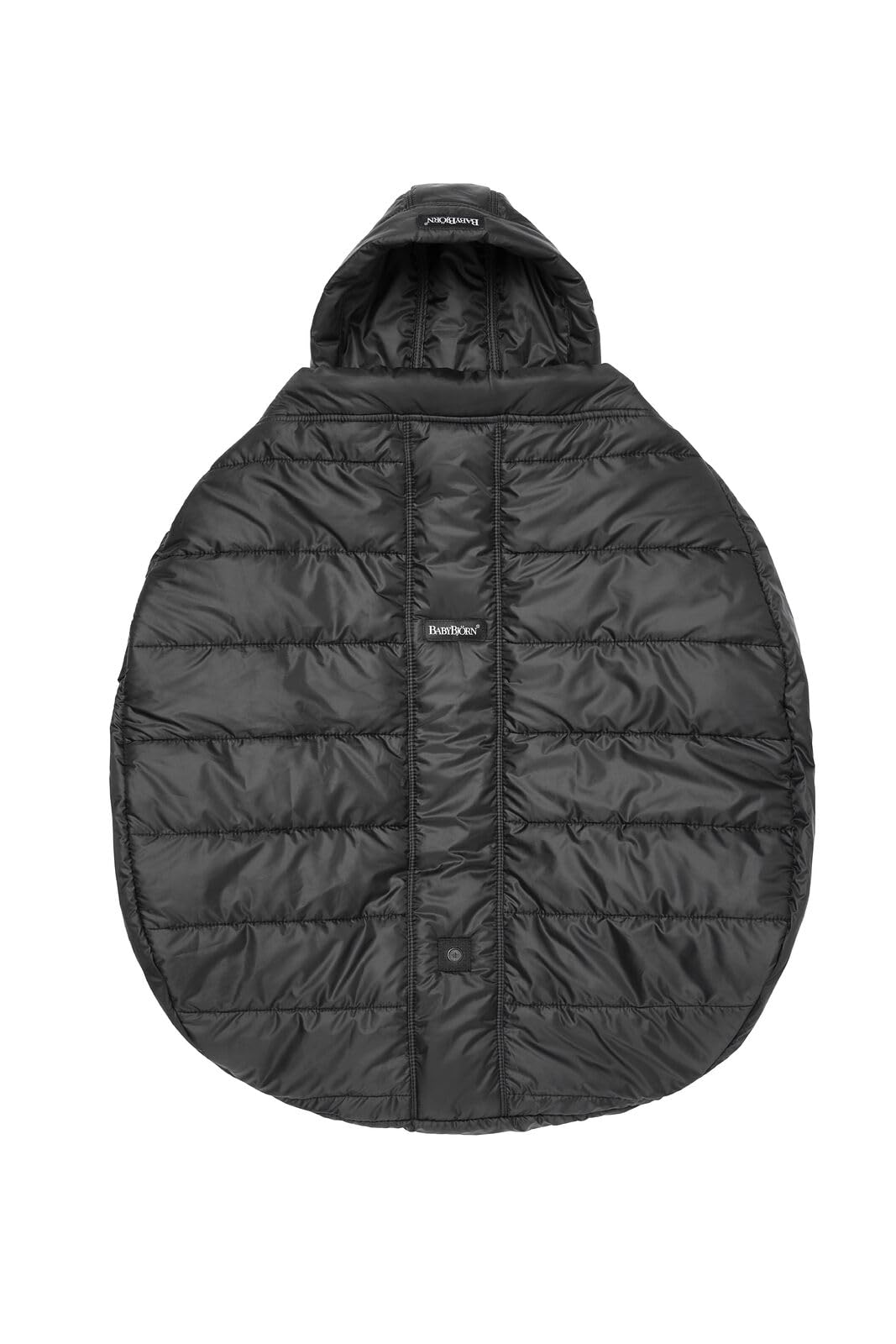 BabyBjörn Winter Cover for Baby Carrier in black with reversible hood