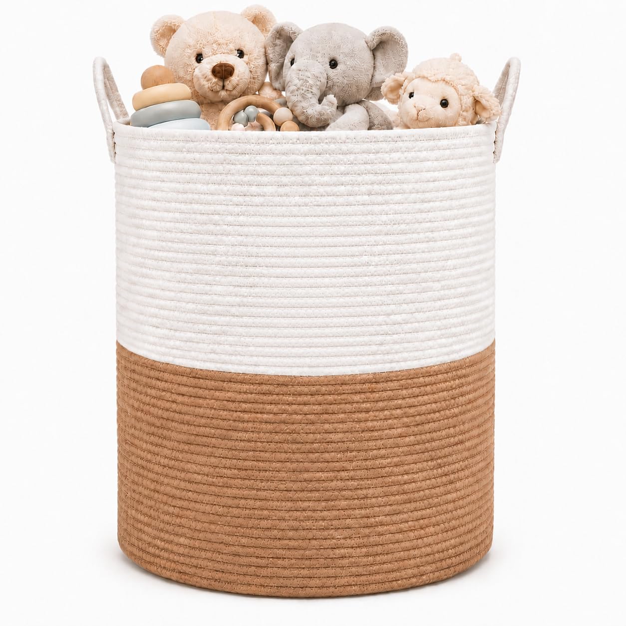 Best Rope Nursery Hampers for Laundry-to-Playroom Organization