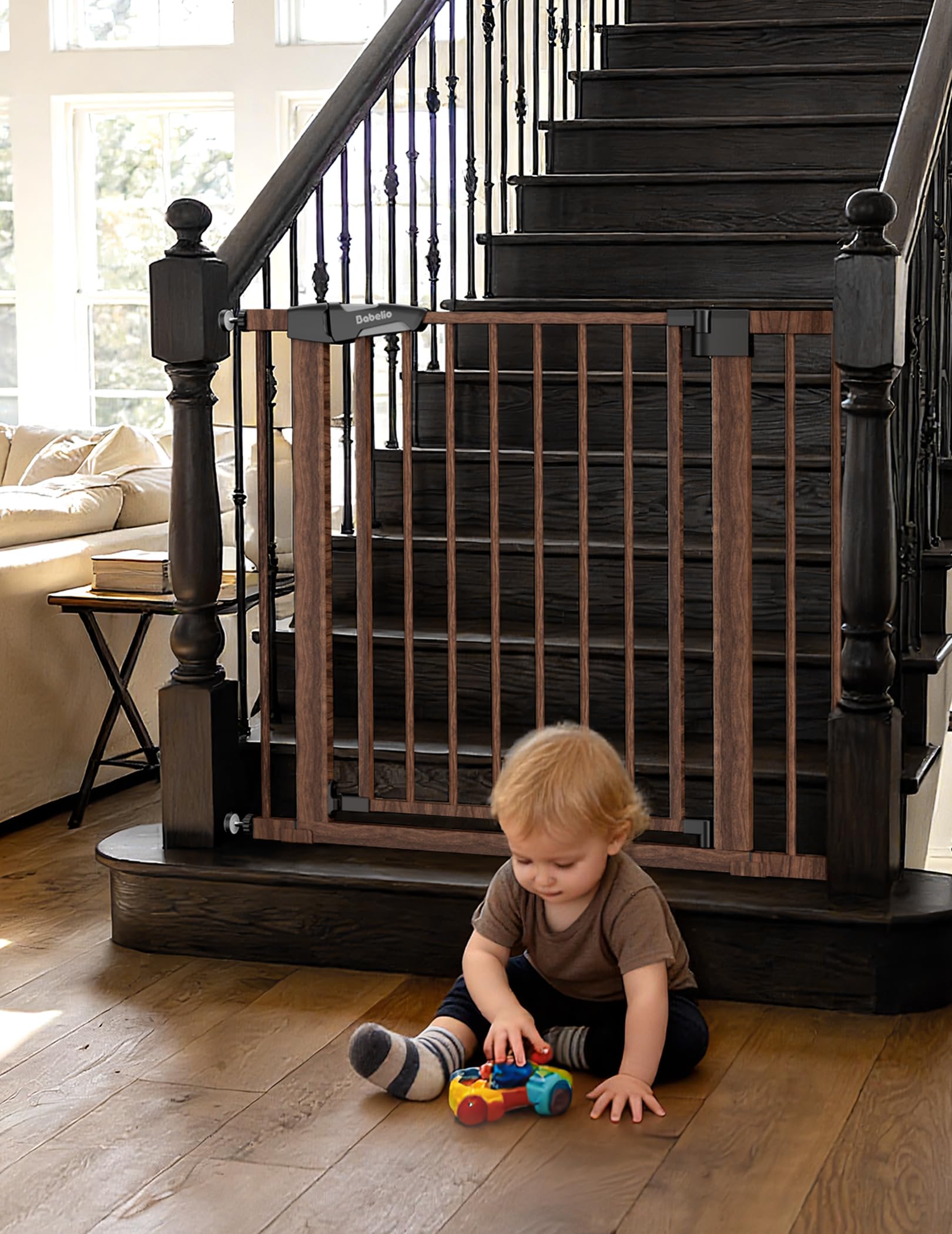 Best Baby Gate for Stairs With No Drilling (Under $100)