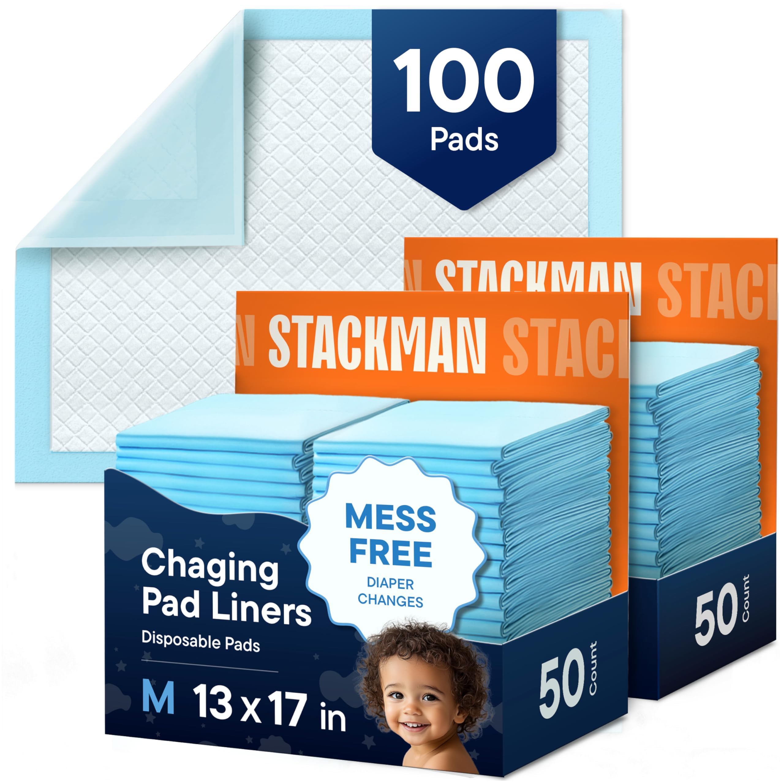 Stack Man Disposable Changing Pads Features Explained: Why This 100-Pack Belongs in Every Diaper Bag