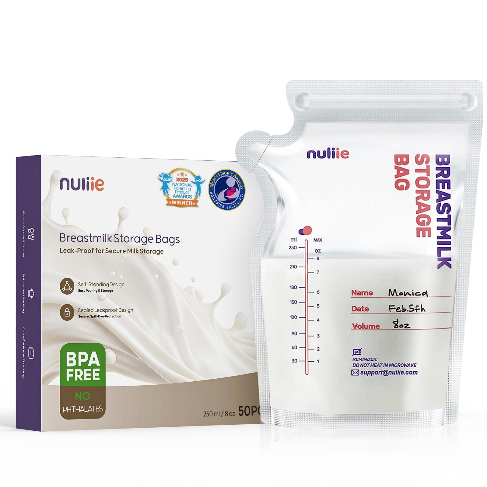 Best Self-Standing Breastmilk Storage Bags Under $25