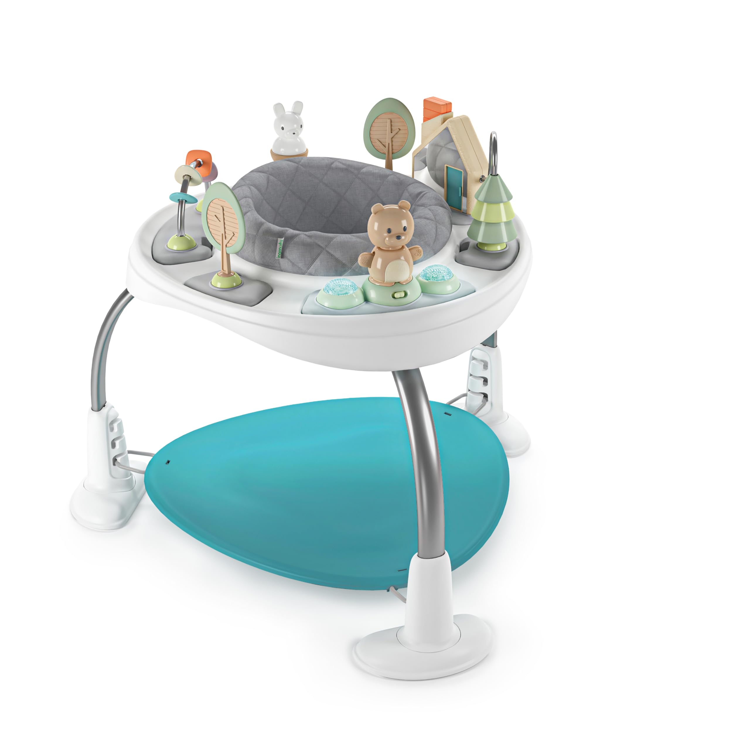 Ingenuity Spring and Sprout 2-in-1 Activity Center in First Forest design