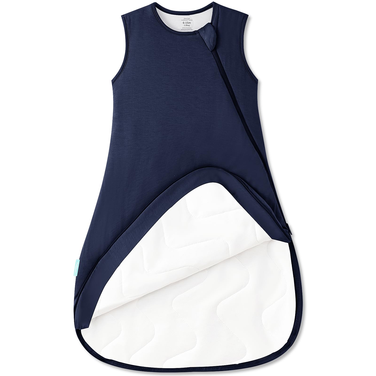 PurComfy Supersoft Bamboo Viscose Sleep Sack in nursery setting