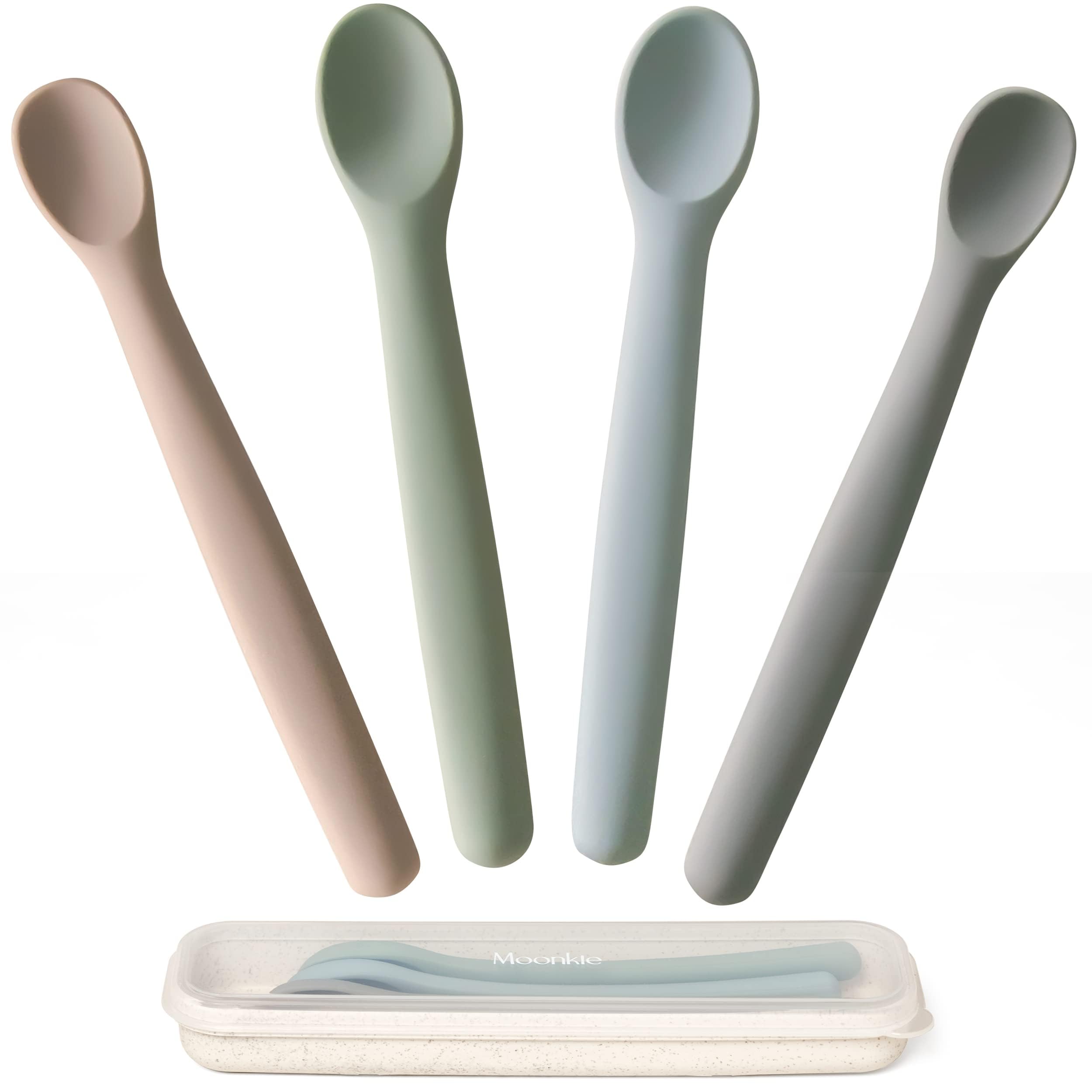 One Spoon Design or Two Sizes? Silicone Baby Spoons for Every Stage Compared