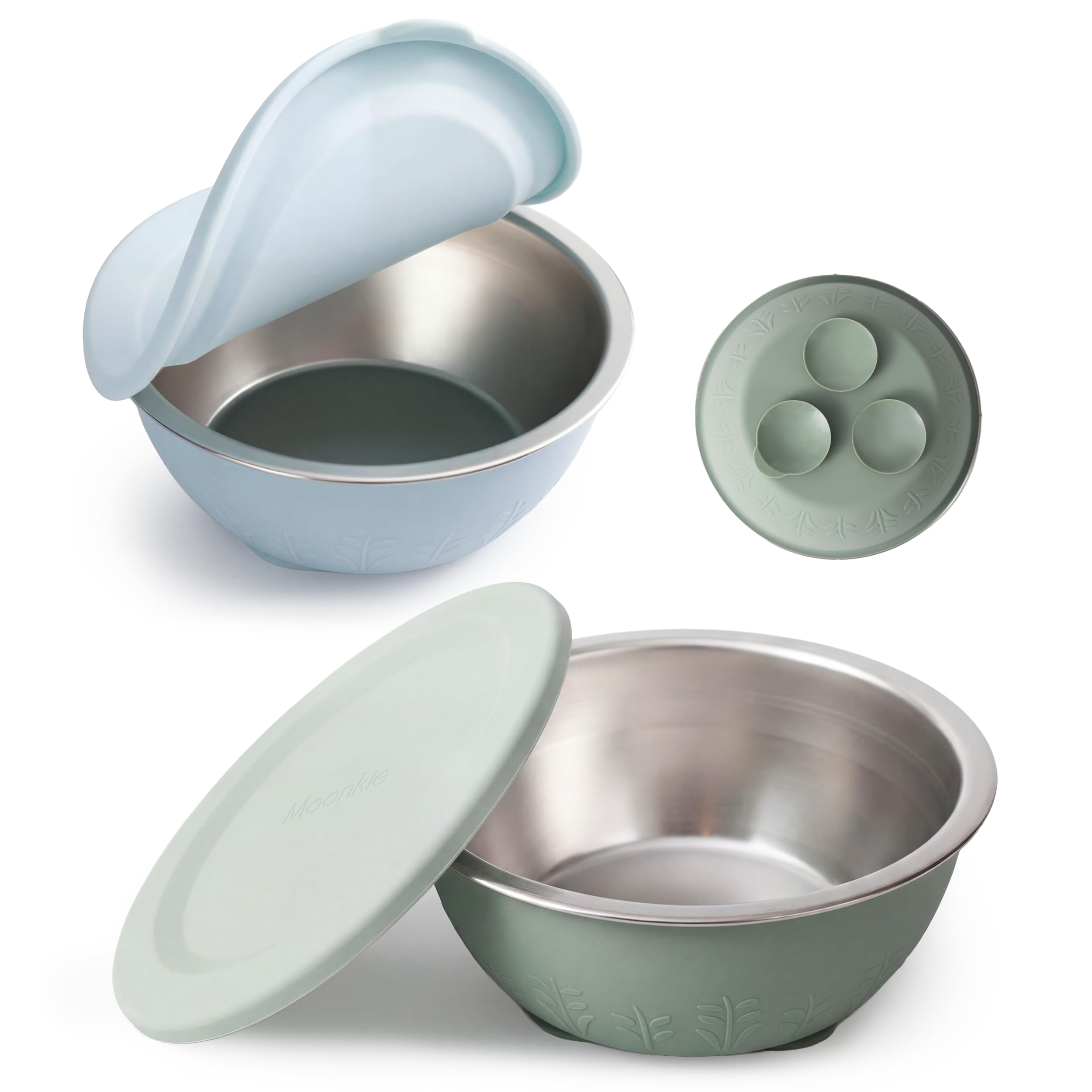 Stainless Steel vs Silicone Baby Suction Bowls: Moonkie vs PandaEar