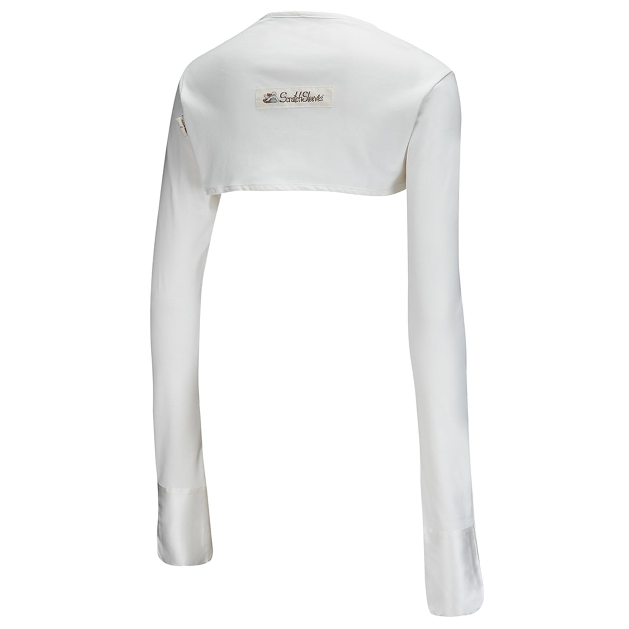 ScratchSleeves Stay-on Scratch Mitts for Itchy Adults laid flat for drying