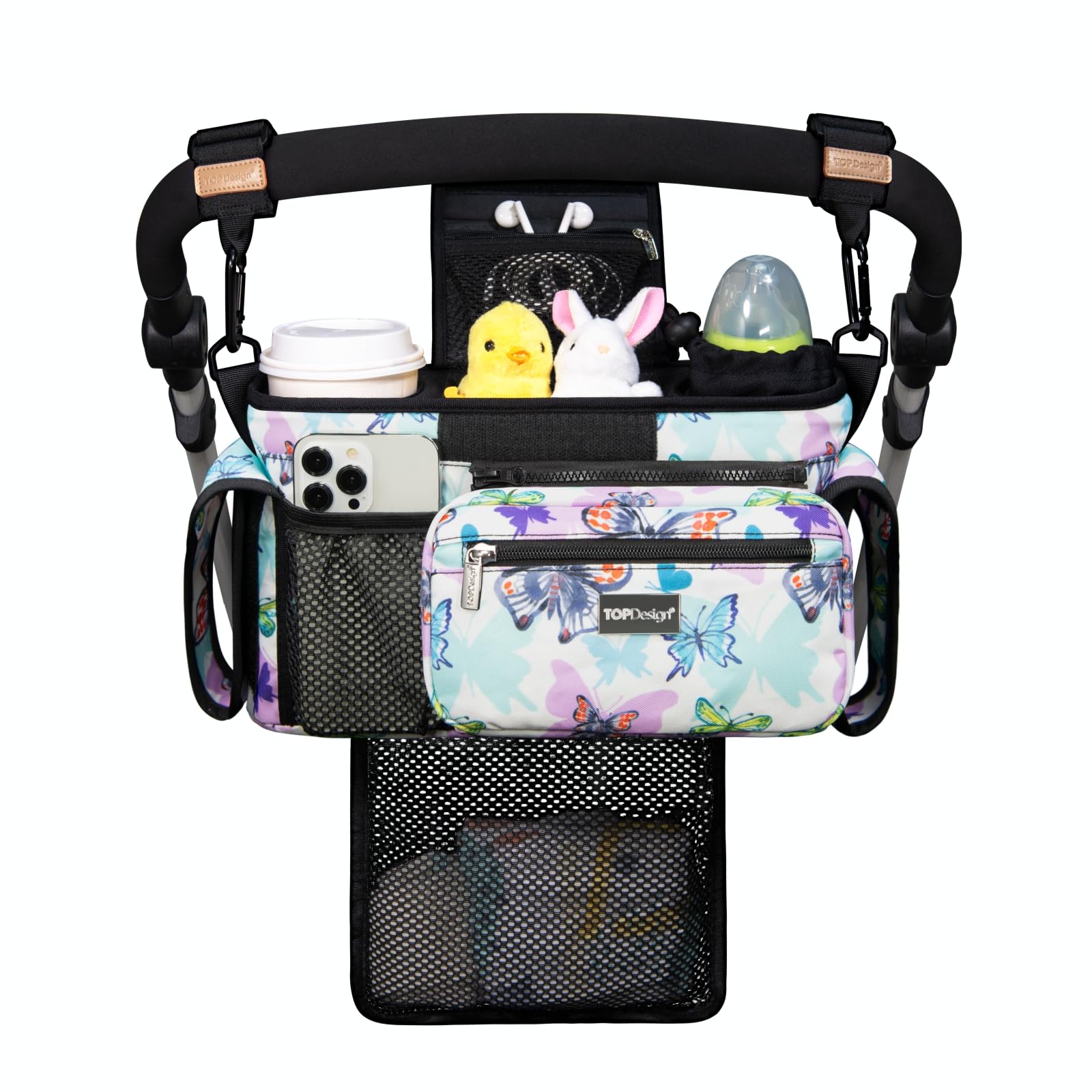 Best Stroller Organizer Under $30: TOPDesign Universal Caddy Review
