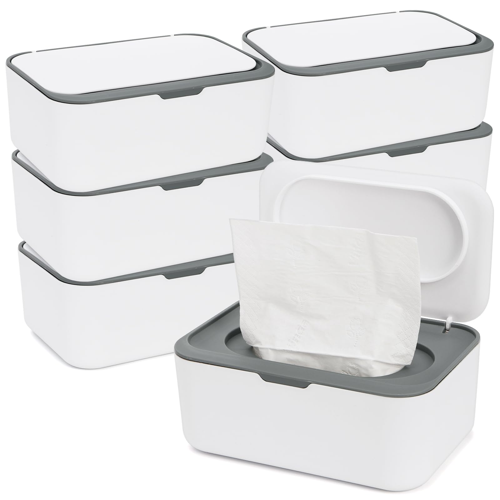 Hiceeden 6 Pcs Baby Wipes Dispenser set for whole-home organization
